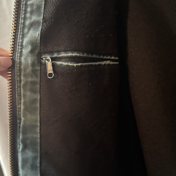 Carhartt Rare Vintage Size XL Jacket J150 Hunter Green Faded Rugged Heavy Grunge - Picture 10 of 16